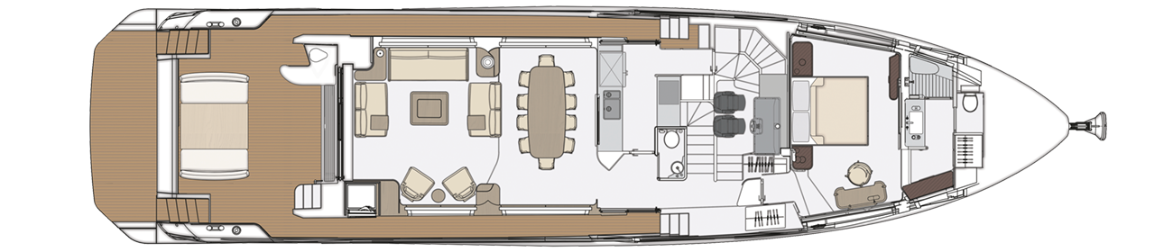 Grande 26metri - main deck